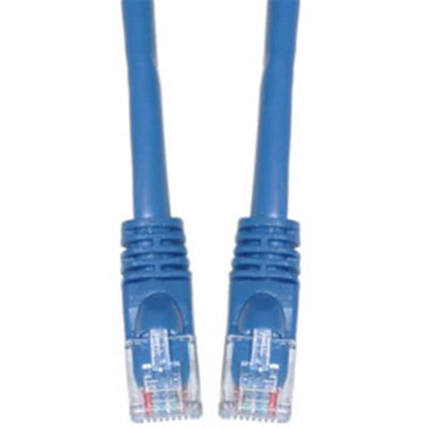 Cable Wholesale Cat5e Blue Ethernet Patch Cable- Snagless Molded Boot- 7 foot 10X6-06107 - main